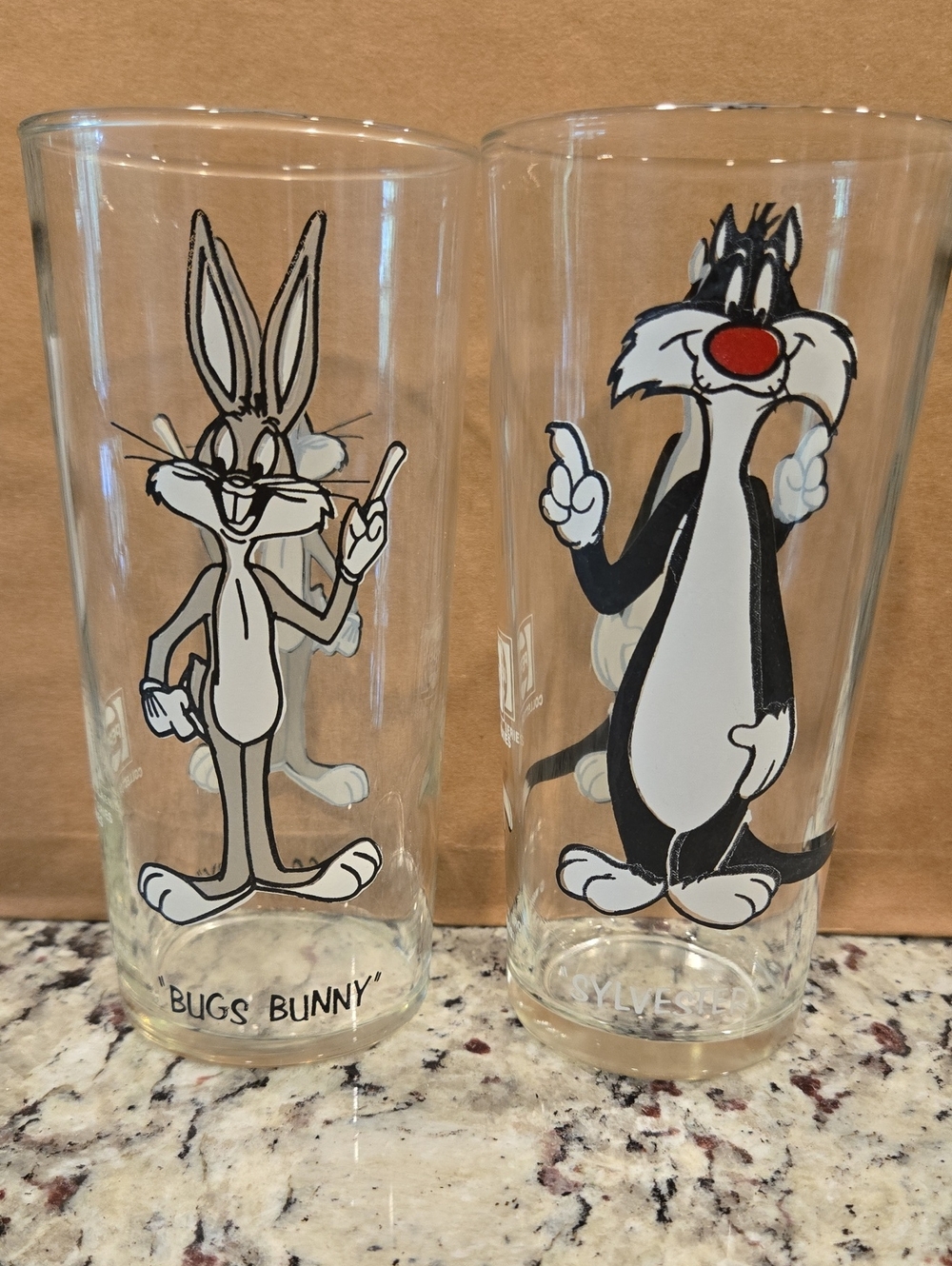 Vintage Pepsi Looney Tunes Glasses
